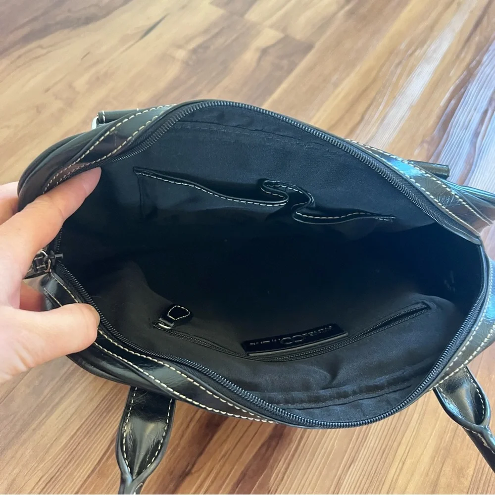 Nine West Black Leather Handbag Purse